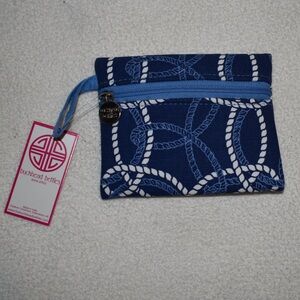 Buckhead Betties Nautical Navy and White Wallet. NWT